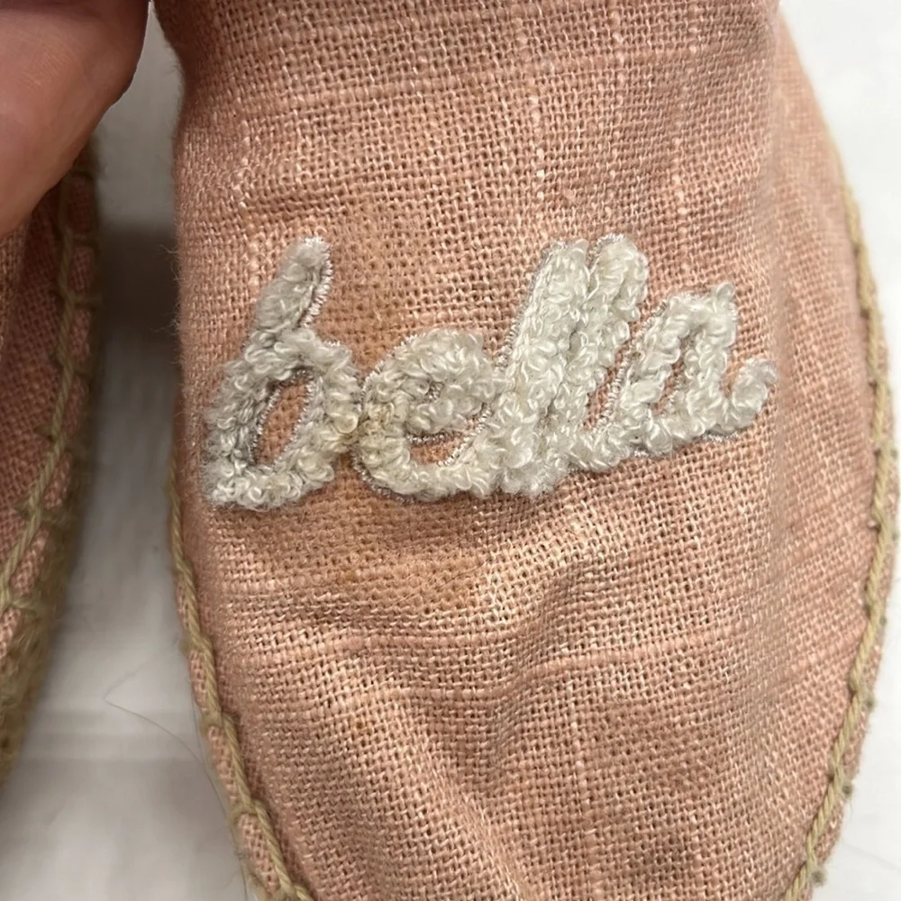 Soludos Ciao Bella Pink Natural Color Espadrilles Sz 8. ESP0849